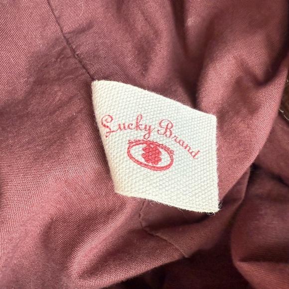 Lucky Brand Brown and Green Tote Bag with Classic Trim Crossbody Bag - Picture 7 of 13